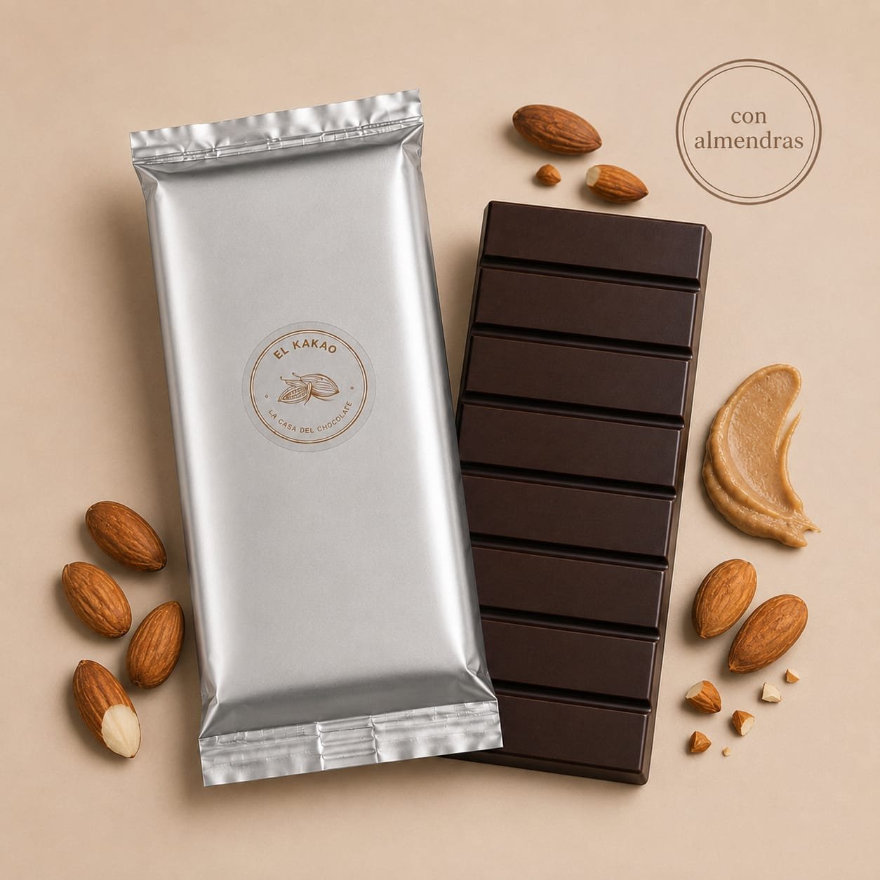 Chocolate con almendras